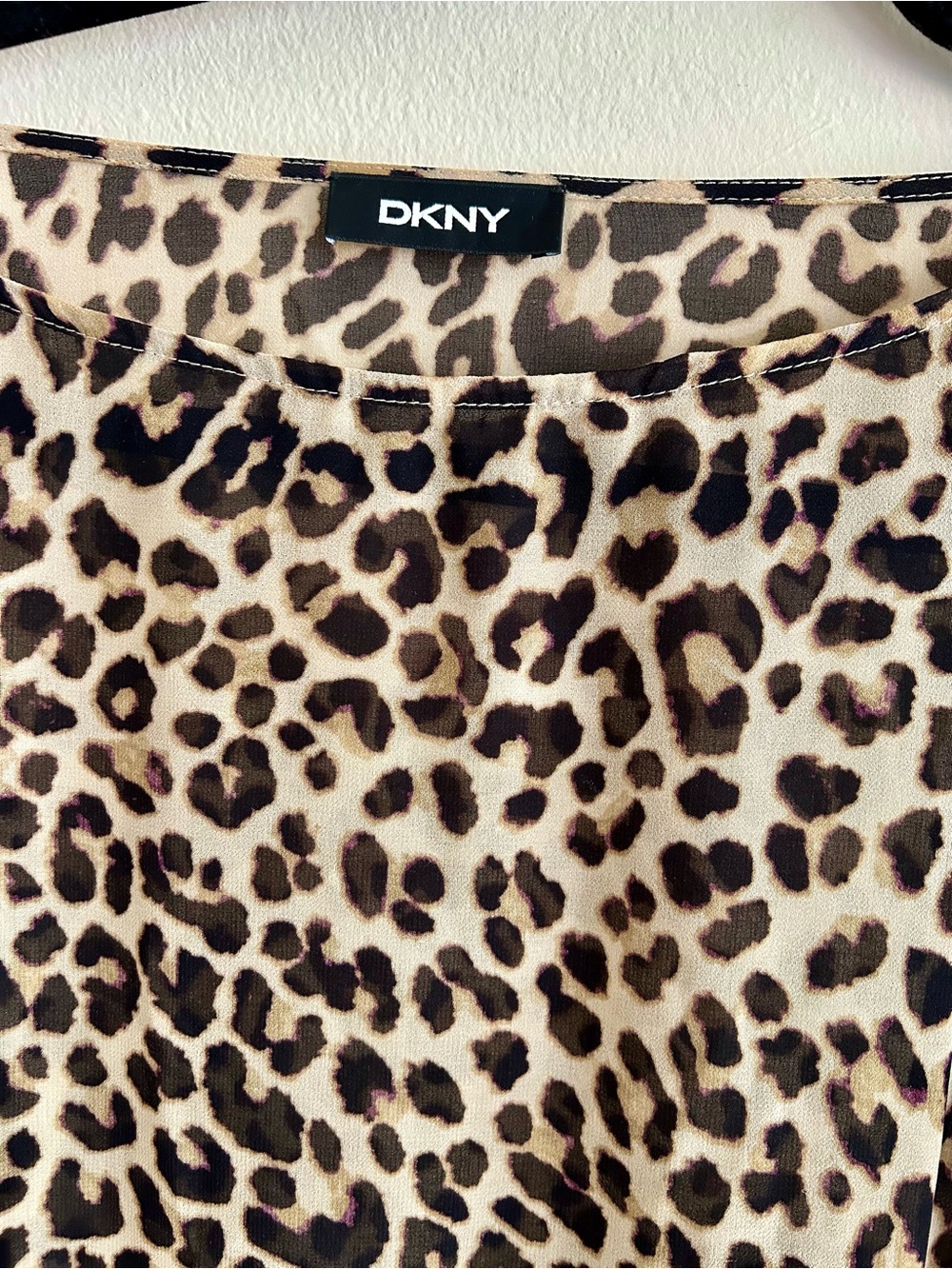 DKNY Leopard-Print Beach Cover up.